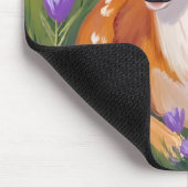 Rehkitz Tiermalerei Mousepad (Ecke)