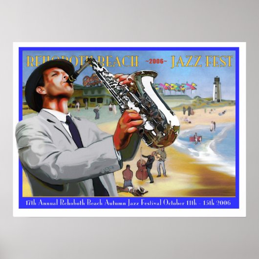 RehoBeide Beach Autumn Jazz Fest 2006 Poster (Vorne)