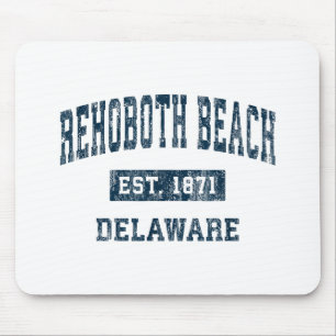 RehoBeide Beach Delaware DE Vintag Sports Design N Mousepad