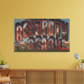 RehoBeide Beach, Delaware - Große Briefszenen Leinwanddruck (Insitu (Wohnzimmer))