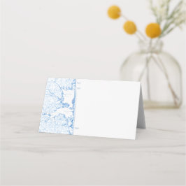 RehoBeide Beach Delaware Karte geklappt