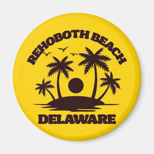 RehoBeide Beach Delaware Magnet (Vorne)