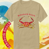 RehoBeide Beach Delaware Red and Gold Ocean Craps Hoodie