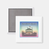 RehoBeide Beach Delaware - RehoBeide Ave Scene Magnet (Vorderseite/Rückseite)