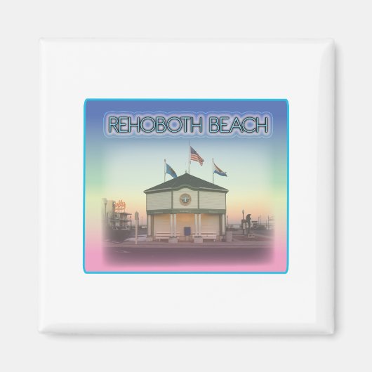 RehoBeide Beach Delaware - RehoBeide Ave Scene Magnet (Vorne)