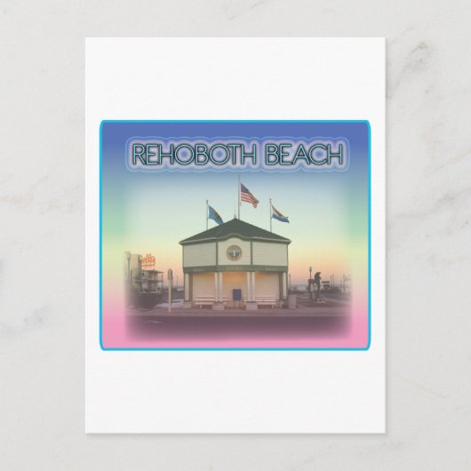 RehoBeide Beach Delaware - RehoBeide Ave Scene Postkarte (Vorderseite)