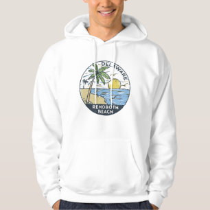 RehoBeide Beach Delaware Vintag Hoodie