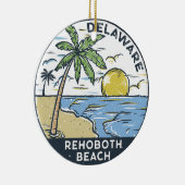 RehoBeide Beach Delaware Vintag Keramik Ornament (Rechts)