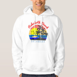 RehoBeide Beach Delaware Vintag Retro Hoodie