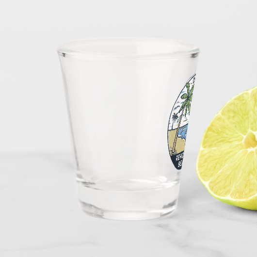 RehoBeide Beach Delaware Vintag Schnapsglas (Links)