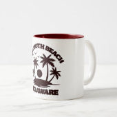 RehoBeide Beach Delaware Zweifarbige Tasse (VorderseiteRechts)