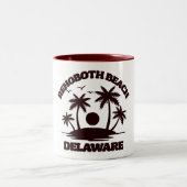 RehoBeide Beach Delaware Zweifarbige Tasse (Mittel)