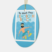 RehoBeide Beach Fun Hipster Travel Keramik Ornament (Links)