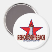 RehoBeide Beach Lighthouse Magnet (Vorderseite/Rückseite)