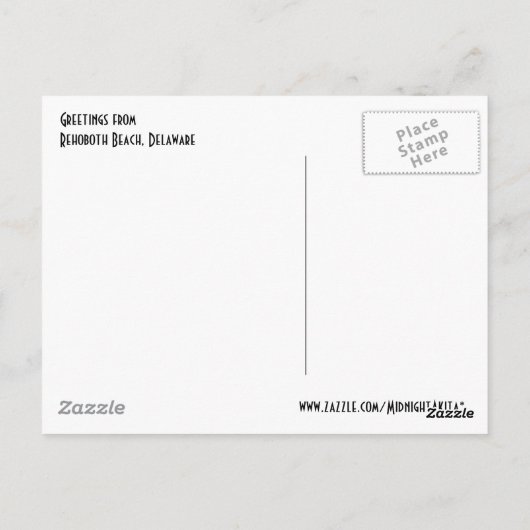 RehoBeide Beach Postkarte (Rückseite)