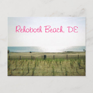 RehoBeide Beach Postkarte - Rosa Tinte