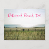 RehoBeide Beach Postkarte - Rosa Tinte (Vorderseite)