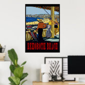 RehoBeide Beach Vintag Style Poster (Heimbüro)