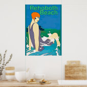 RehoBeide Beach Vintag Style Poster (Küche)