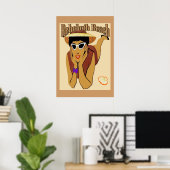 Rehobeide, Lady on Beach Poster (Heimbüro)