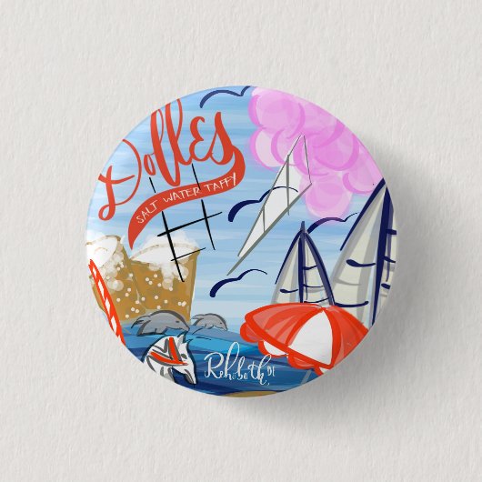RehoBeide Strand Button (Vorderseite)