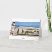 RehoBeide Strand, DE Blank Grußkarte Karte (Rückseite)