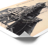 RehoBeide Strand DE, Delaware, Boardwalk Vintag Poster (Ecke)