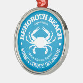 RehoBeide Strand (Krabbe) Ornament Aus Metall (Links)