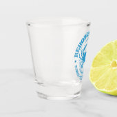 RehoBeide Strand (Krabbe) Schnapsglas (Links)