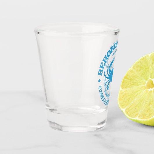 RehoBeide Strand (Krabbe) Schnapsglas (Links)