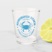 RehoBeide Strand (Krabbe) Schnapsglas (Vorderseite)
