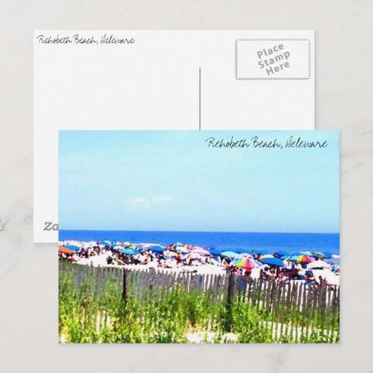 Rehobeth Beach Postcard Postkarte (Vorne/Hinten)