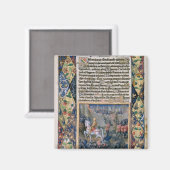 Rehoboam führt Krieg gegen Jeroboam Magnet (Vorderseite/Rückseite)