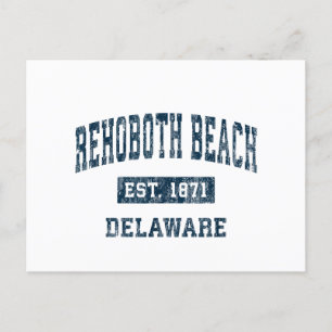 Rehoboth Beach Delaware DE Vintage-Sportdesign N Feiertagspostkarte