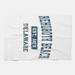 Rehoboth Beach Delaware DE Vintage-Sportdesign N Geschirrtuch