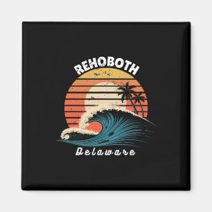 Rehoboth Beach Delaware Frauen Männer Surfboarding Magnet