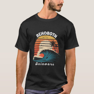Rehoboth Beach Delaware Frauen Männer Surfboarding T-Shirt