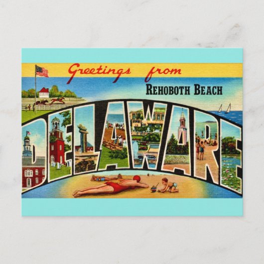 Rehoboth Beach Gruß Postkarte (Vorderseite)