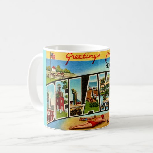  Rehoboth Beach Postcard Mug Kaffeetasse (Vorderseite Links)
