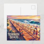 Rehoboth Beach USA Postkarte (Vorne/Hinten)