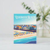 Rehoboth Beach USA Postkarte (Stehend Vorderseite)