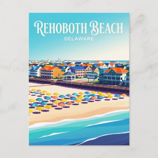 Rehoboth Beach USA Postkarte (Vorderseite)