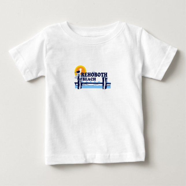 Rehoboth Strand Baby T-shirt (Vorderseite)