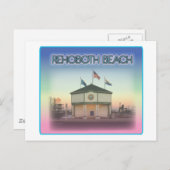 Rehoboth Strand Delaware - Rehoboth Allee-Szene Postkarte (Vorne/Hinten)