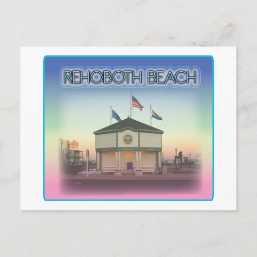 Rehoboth Strand Delaware - Rehoboth Allee-Szene Postkarte (Vorderseite)