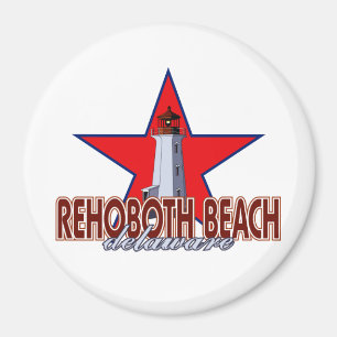 Rehoboth Strand-Leuchtturm Magnet