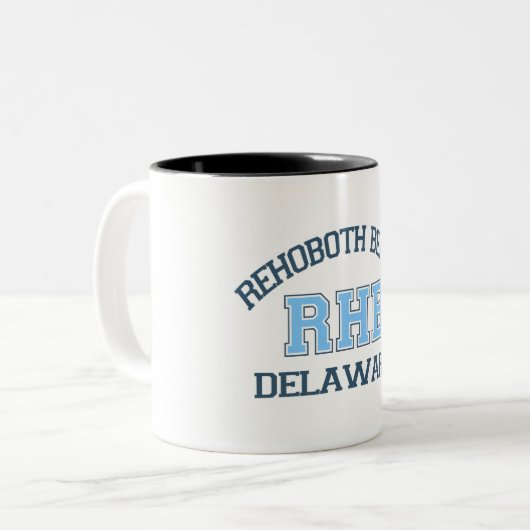 Rehoboth Strand Zweifarbige Tasse (Vorderseite Links)
