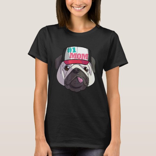 Rehpug #1 Mutter Muttertag T-Shirt (Vorderseite)