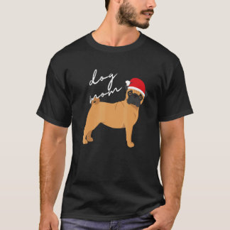 Rehpug-Hundemutter Weihnachten T-Shirt
