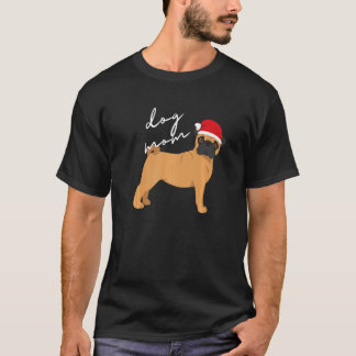 Rehpug-Hundemutter Weihnachten T-Shirt